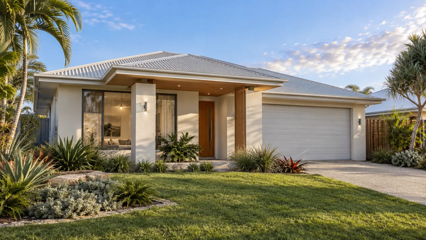 Representative coastal Queensland house and land design
