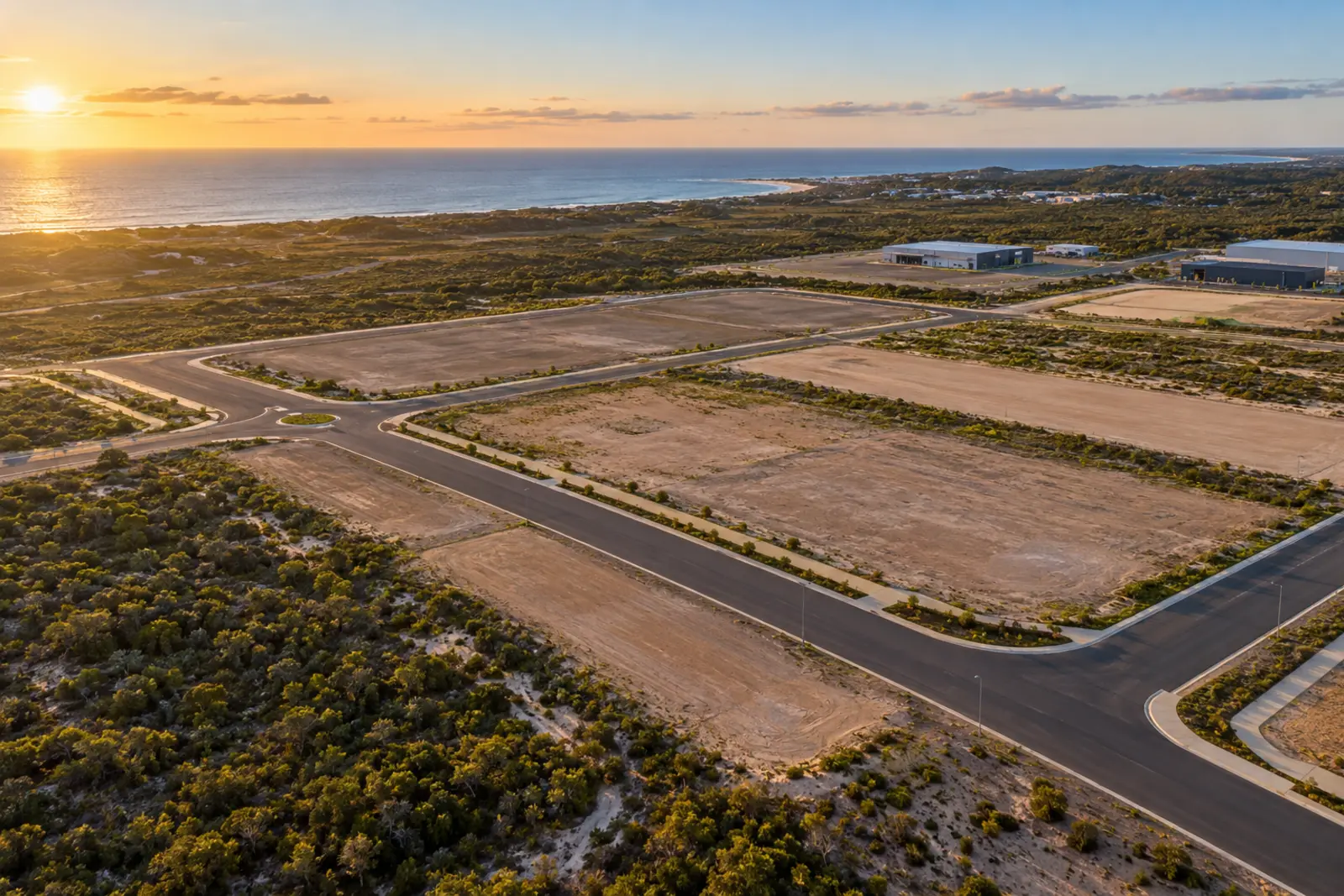 Representative light industrial and commercial land near Lancelin, Western Australia